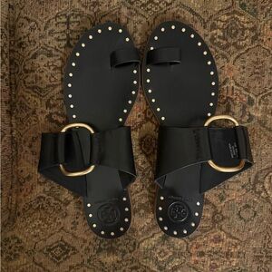 Tory Burch Black Sandals size 9.5M